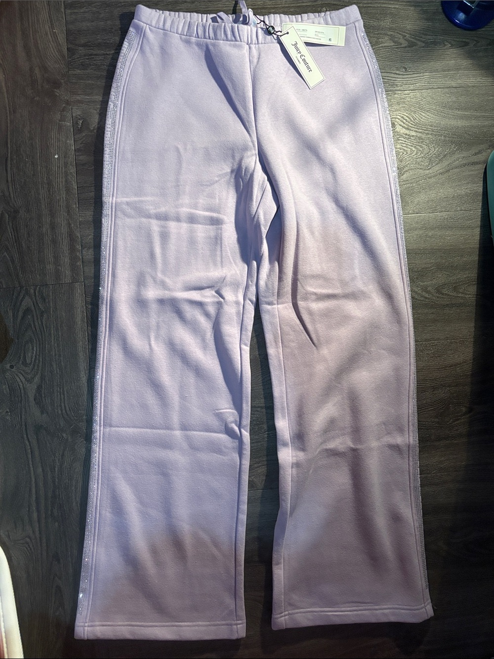 Juicy Couture Lilac Track Pants with Side Detail